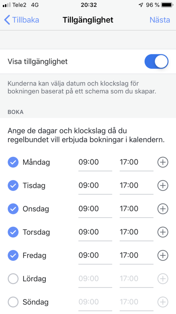 Boka möte på Facebook