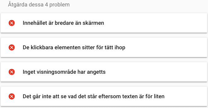 Googles verktyg