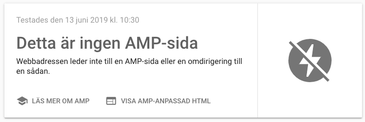 AMP-test