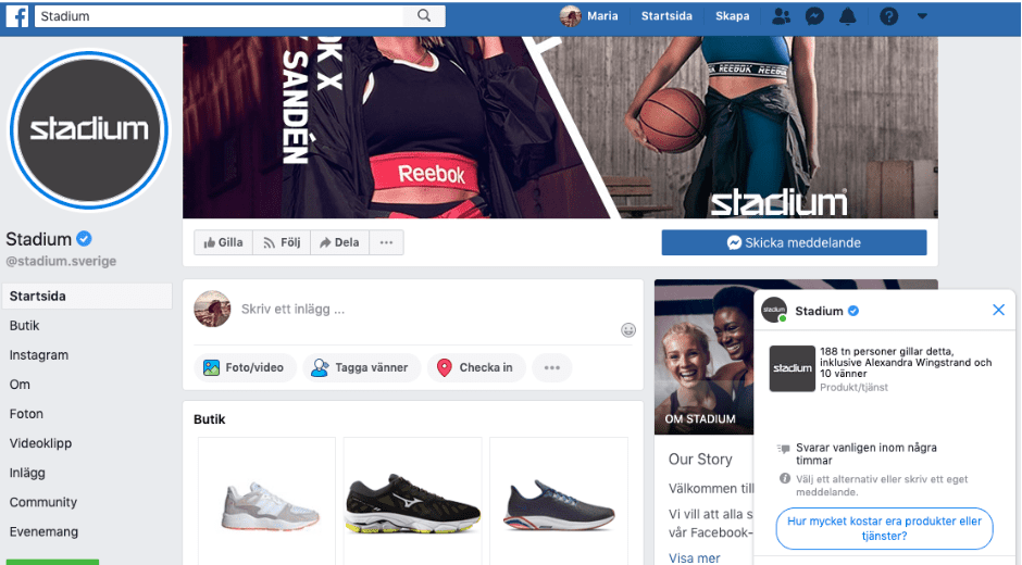 stadium facebook