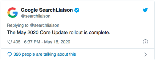 Google-Core-Update-fullt-utrullad