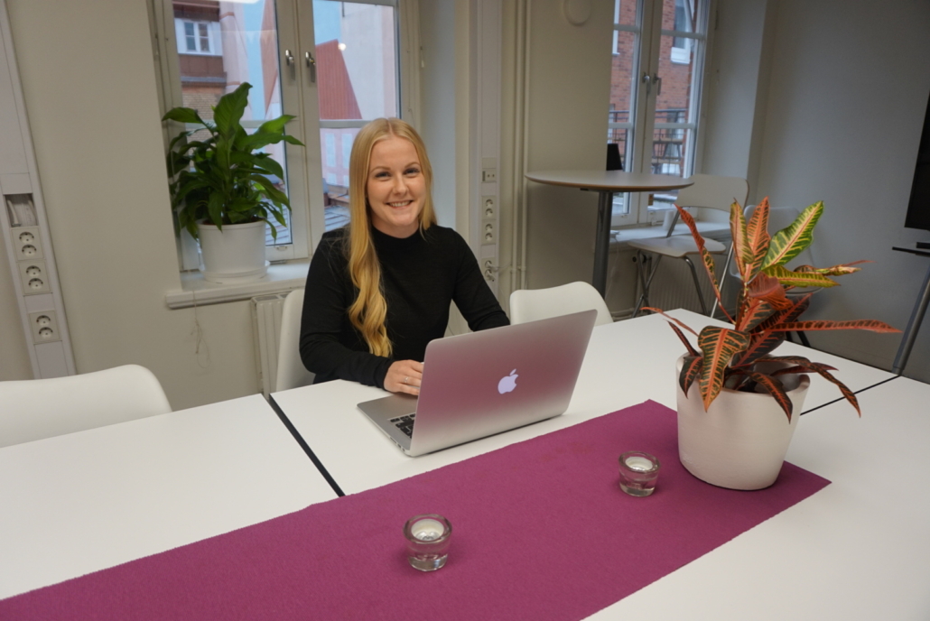 Emelie gör sin praktik på TopVisible