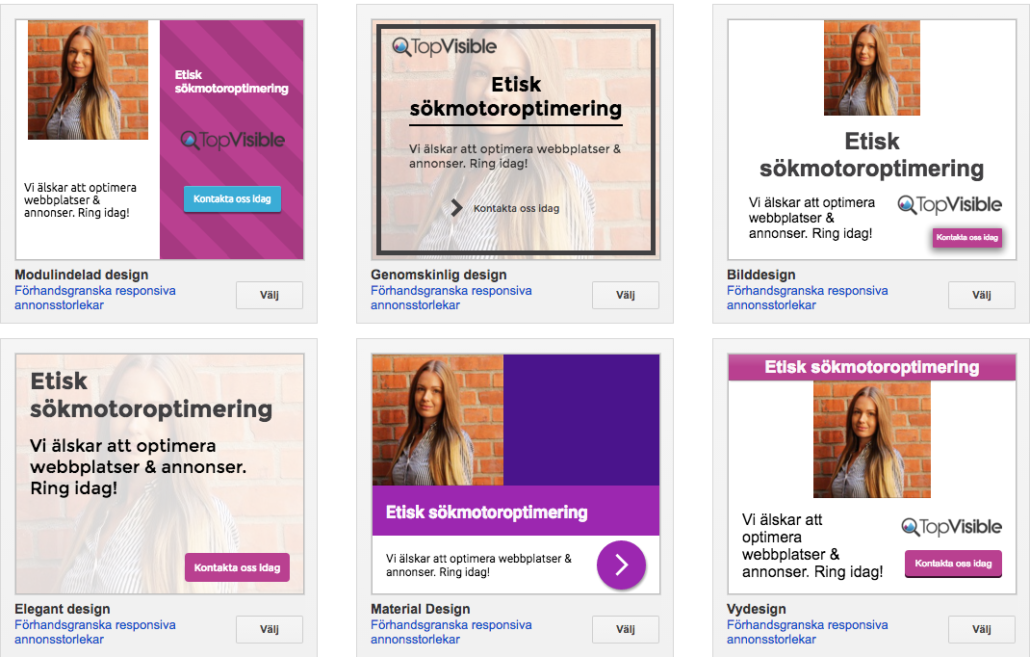 Bildannonser displaynätverket