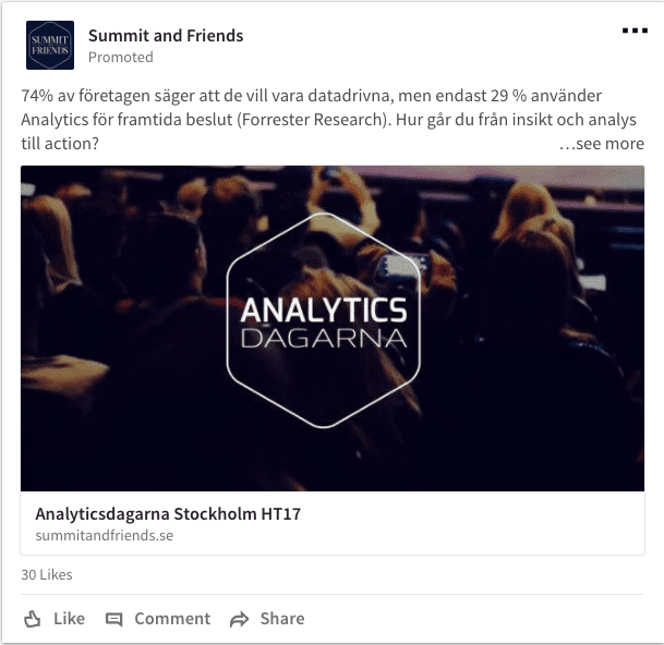 Sponsored Content LinkedIn
