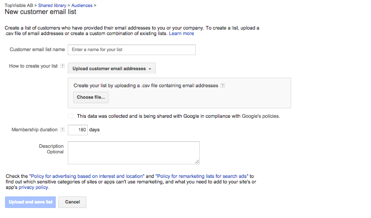 customer match google