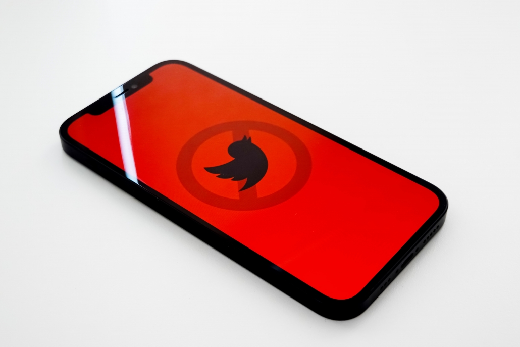 Digitala nyheter Twitter blockat