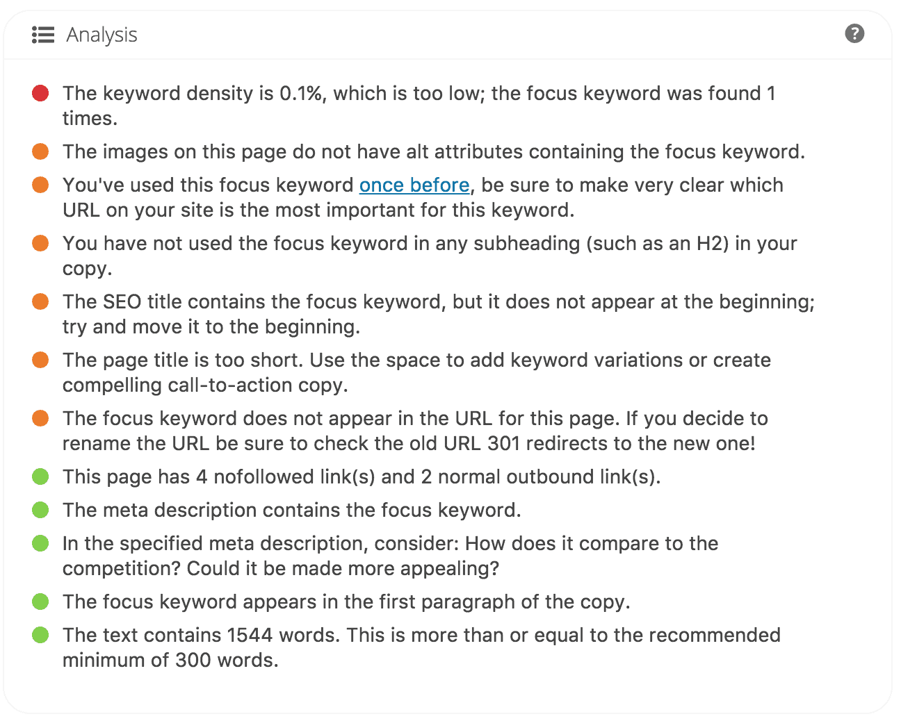 WordPress Plugin Yoast SEO